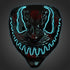 Light up Aqua EL Wire Venom Mask