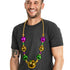 Mardi Gras Jumbo Bead 44 Inch Necklace