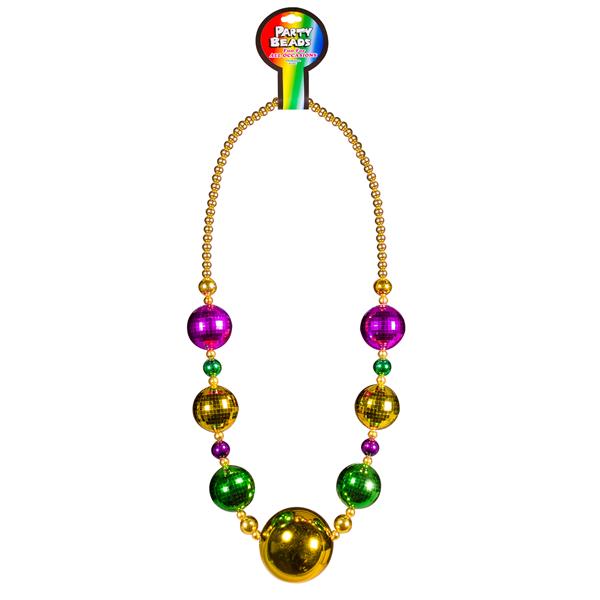 Mardi Gras Jumbo Bead Necklace