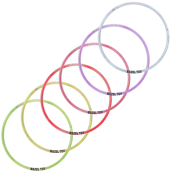 Mazel Tov 22 Inch Glow Necklaces - Pack of 50