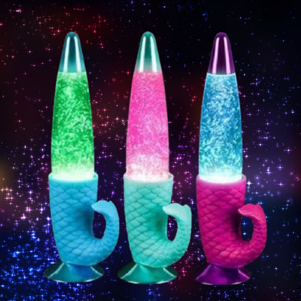 Mermaid Tail Glitter Lamp
