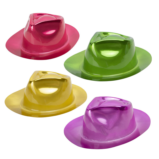 Metallic Fedora Hats