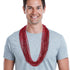 Metallic Red 7mm Bead 33 Inch Necklaces