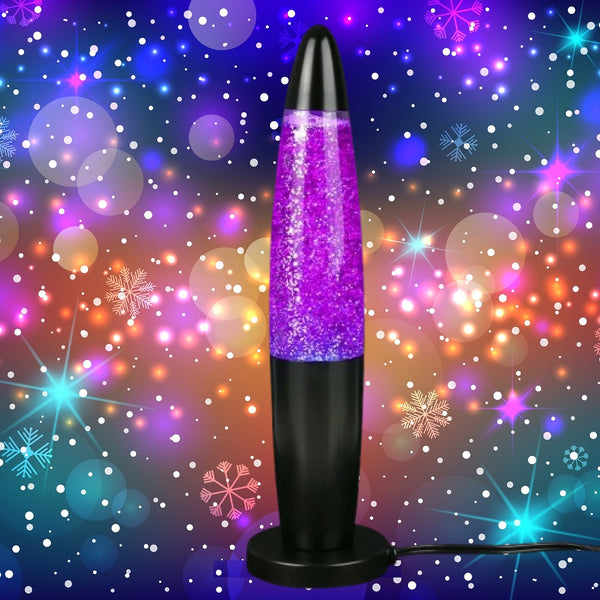 Mini Purple Sparkle Lamp