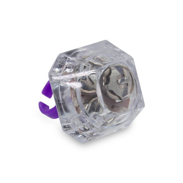 Multi-Color LED Diamond Rings - Pack of 12