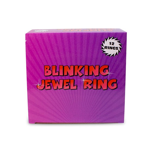 Multi-Color LED Light Up Diamond Rings - Pack of 12