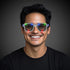 Multi-Color LED Light Up Retro Sunglasses