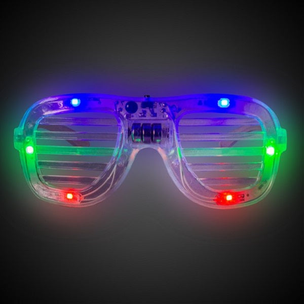 Multi-Color LED Light Up Slotted Shades