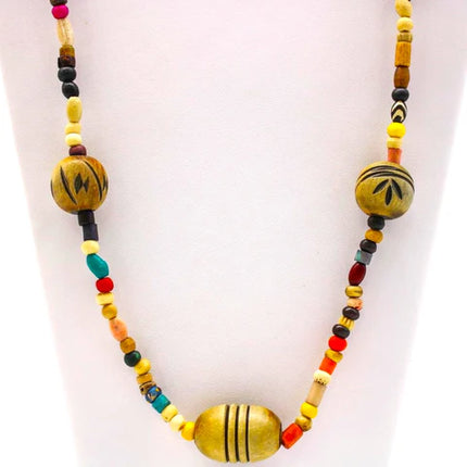 Multi Horn & Bone Beaded 27 Inches Necklaces