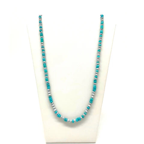 Multicolor Glass Bead 27 Inches Necklaces