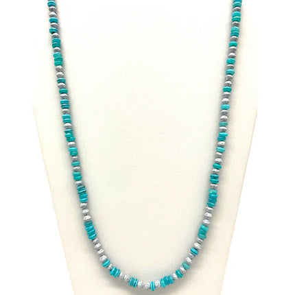 Multicolor Glass Beaded 27 Inches Necklaces