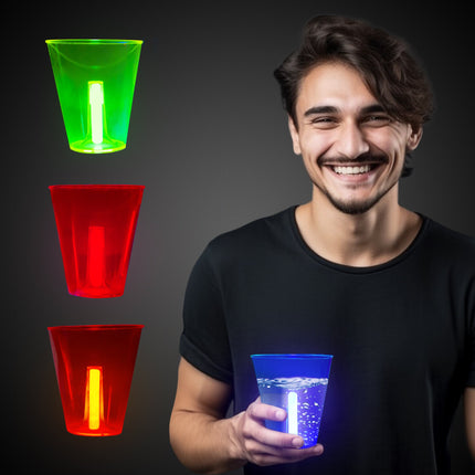 Neon Glow 12 oz Cups