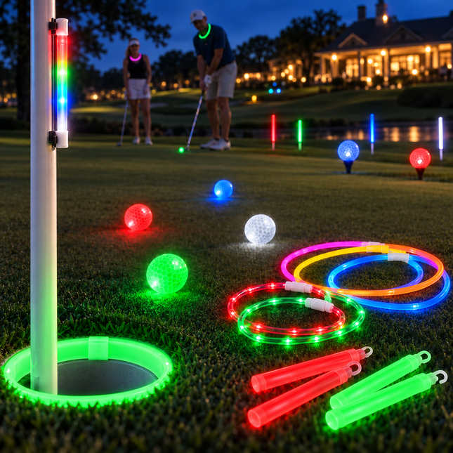 Night Golf Tournament Package - 36 Player Glow Golf Kit