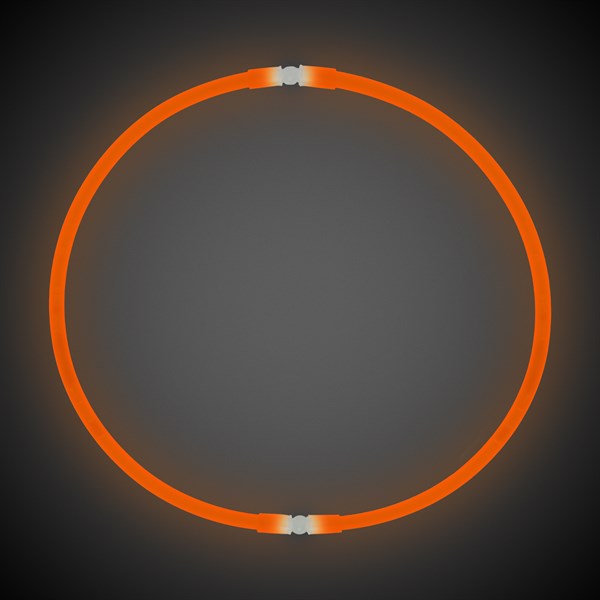 Orange 22 Inch Glow Stick Necklace