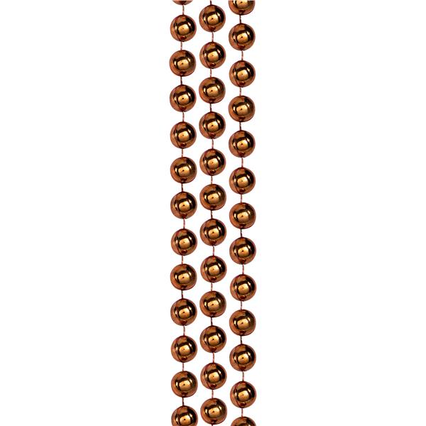 Orange Bead 33 Inch Necklaces With 7mm Beads