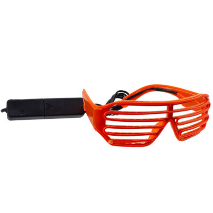 Orange EL Wire Slotted Shades