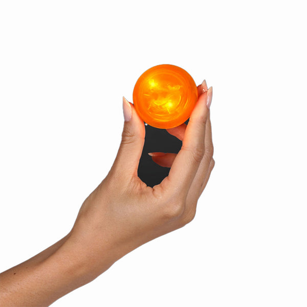 Orange Light Up Impact Activated Bounce Ball