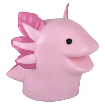6" Stretchy Axolotl Hand Puppet