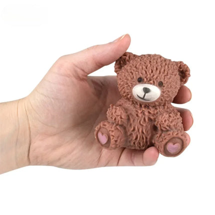2.75" Squish And Squeeze Teddy Bear