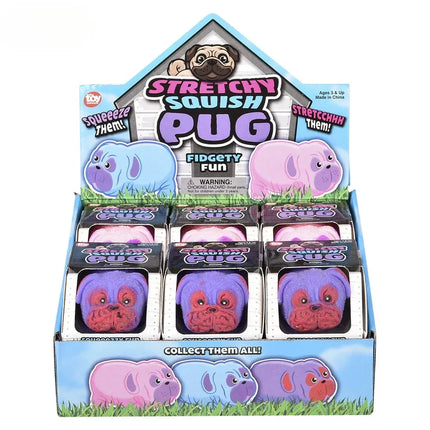3.25" Stretchy Squish Pug