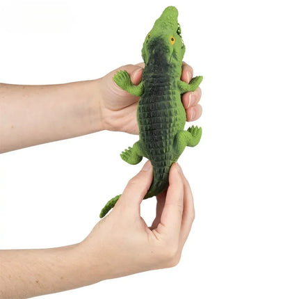10" Stretchy Sand Crocodile