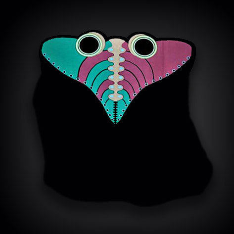 Light up El Wire Halloween Spooky Eyes Panel Mask