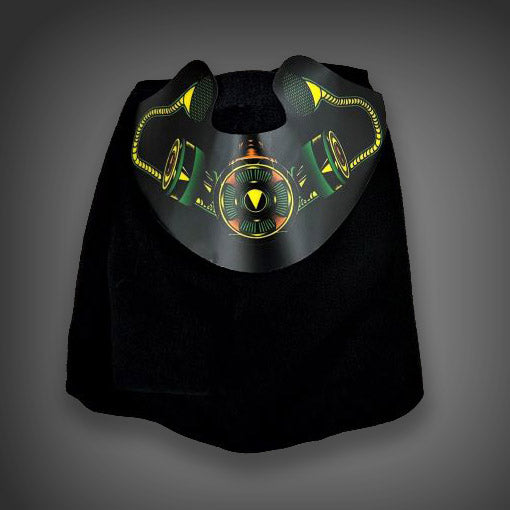 Light up El Wire Halloween Reactor Panel Mask