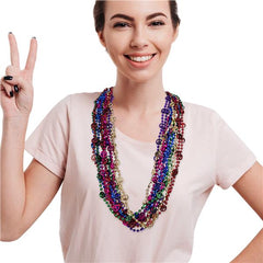 Peace Sign Bead 33" Necklaces