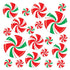 Peppermint Candy Cutouts