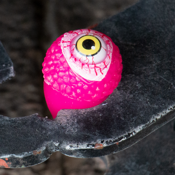 Pink Flashing Eyeball Ring