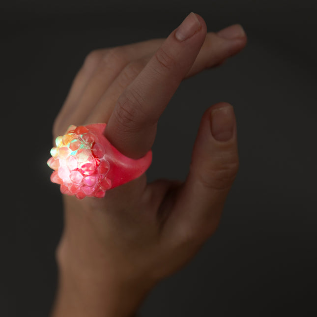 LED Light Up Rings | PartyGlowz.com