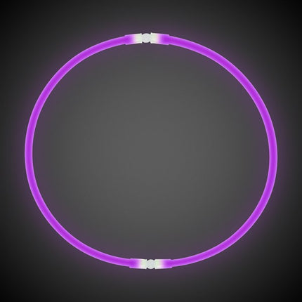 Purple Glow Stick Necklace - 20 Inch