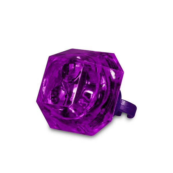 Purple LED Diamond Ring