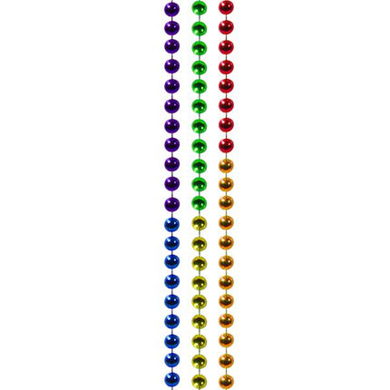 Rainbow Beaded 33 Inch Necklaces