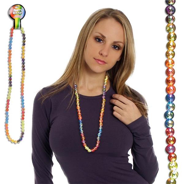 Rainbow Beaded 42 Inch Necklaces