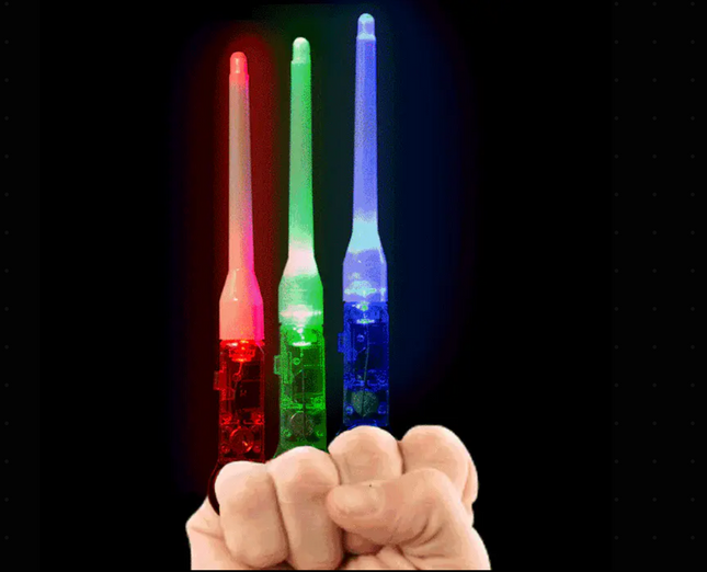 5.5" Light Up Sword Rings - Pack of 3