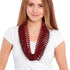 Red 33 Inch 12mm Bead Necklaces