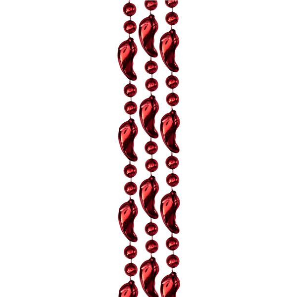 Red Chili Pepper Beaded Necklaces