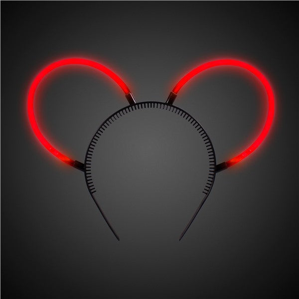 Red Glow Bunny Ears Headbands