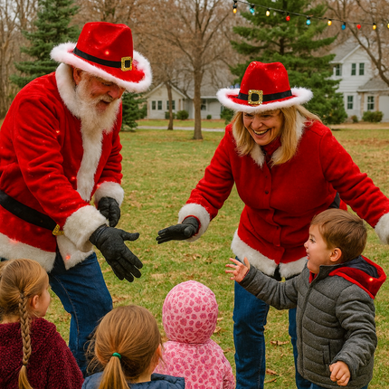Santa cowboy hat for Christmas