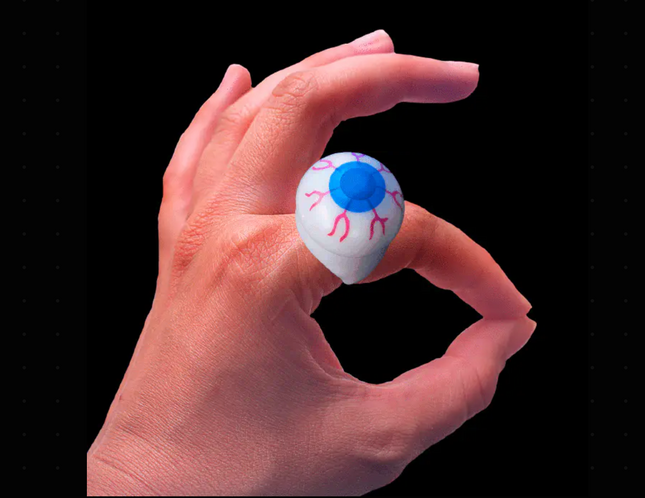 Halloween Flashing Eyeball Ring