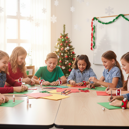 Christmas Slap Bracelet with Jingle Bells - Pack of 12
