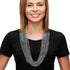 Silver 7mm Bead 33 Inch Necklaces