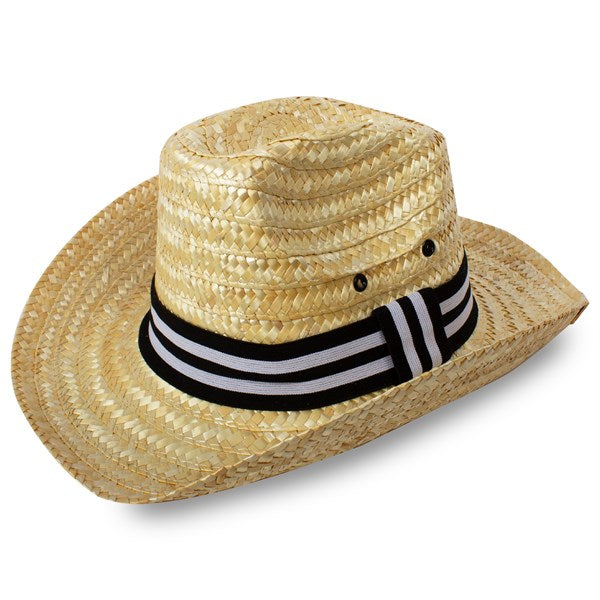 Strap Straw Cowboy Hat