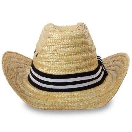 Straw Cowboy Hat With Strap