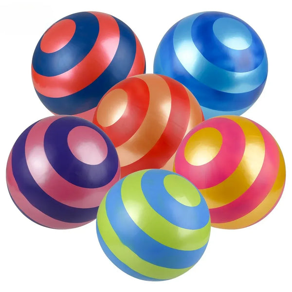 18 Striped Vinyl Ball