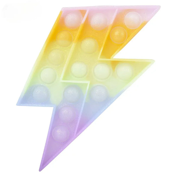 6 Lightning Bolt Bubble Poppers