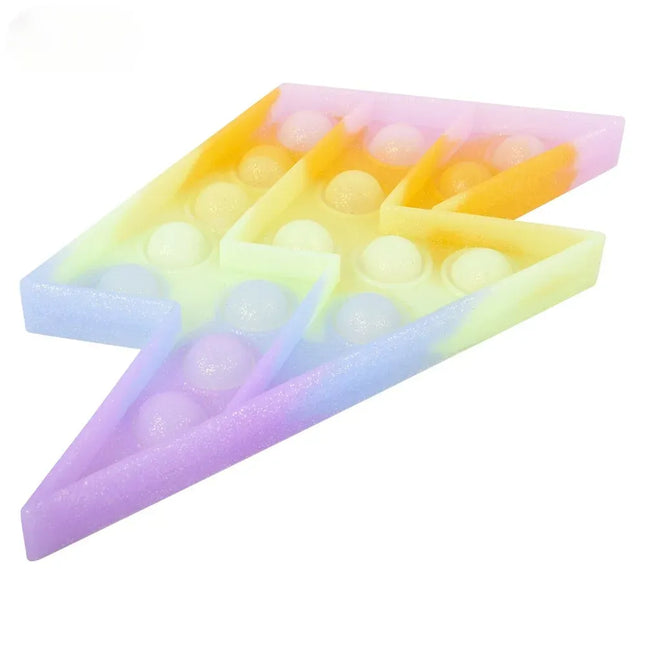 6" Lightning Bolt Bubble Poppers