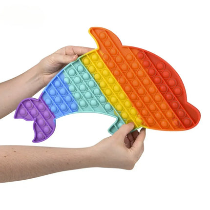 13.33" Dolphin Mega Bubble Poppers