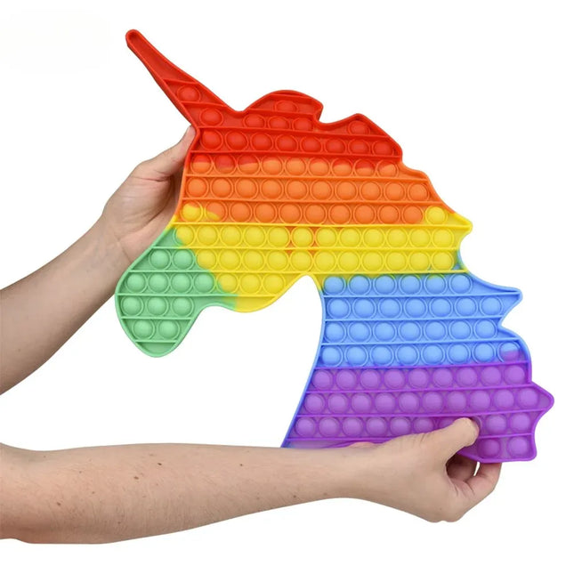 15" Unicorn Mega Bubble Poppers